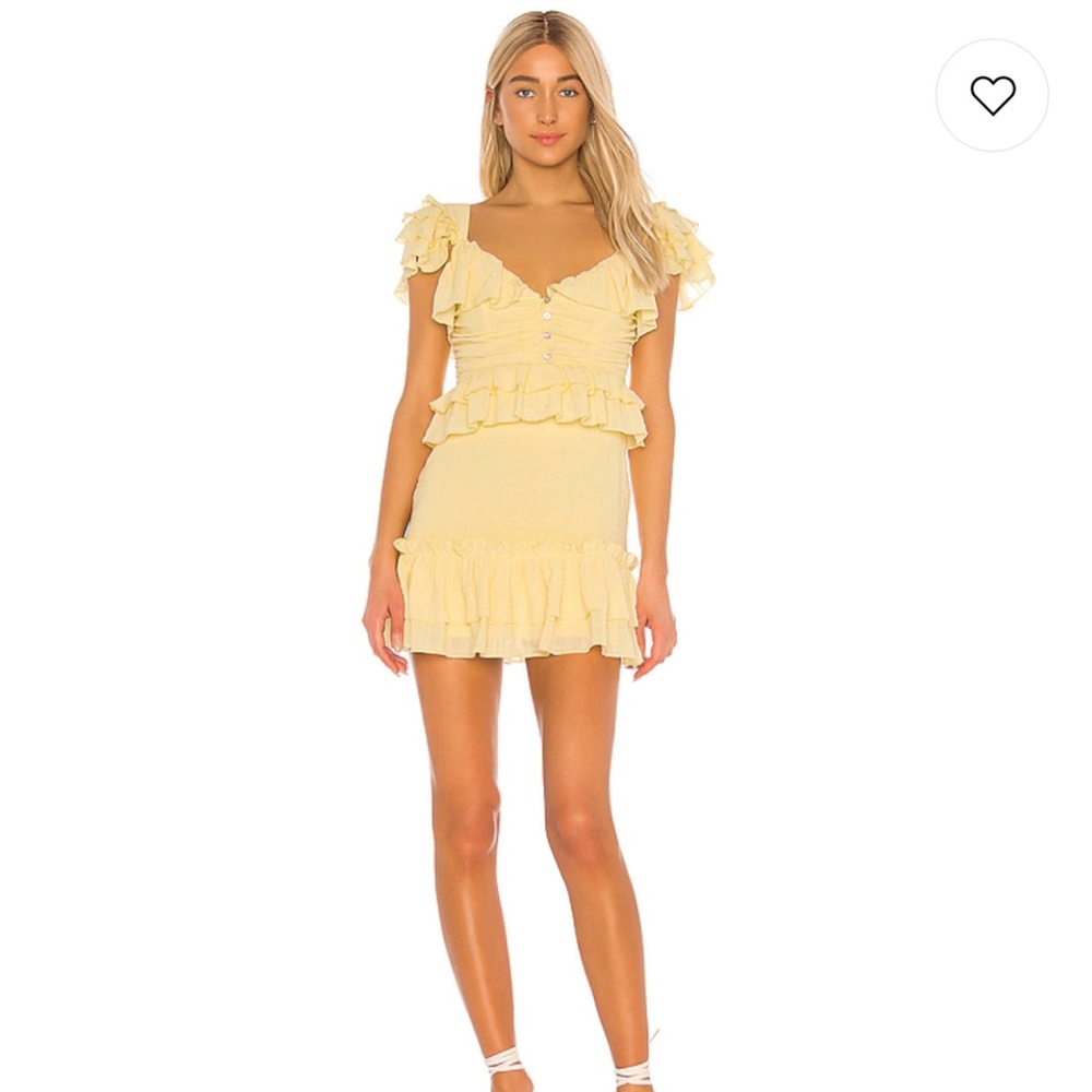 Maude Dress in Spring Yellow by Tularosa